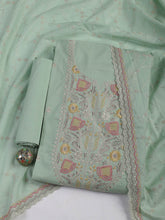 Embroidered Cotton Blend Unstitched Suit Piece With Dupatta